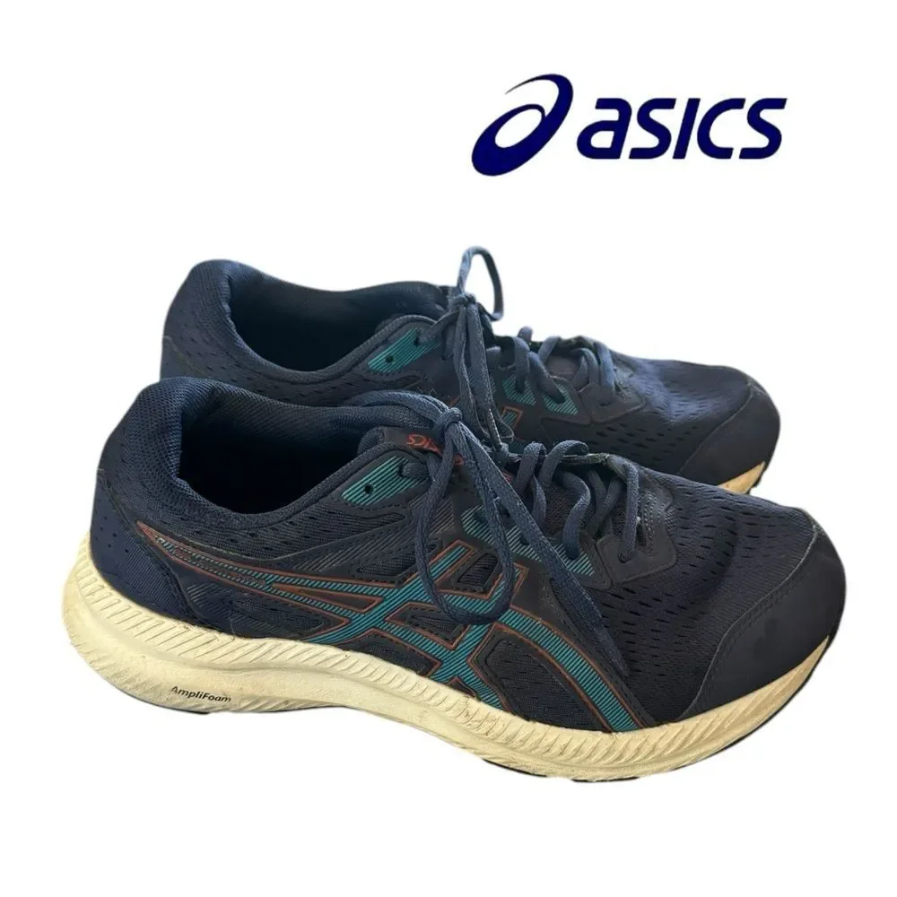 ASICS Men's Gel-Contend 8 Navy Running Shoes Sneakers 8.5 EW Extra Wide